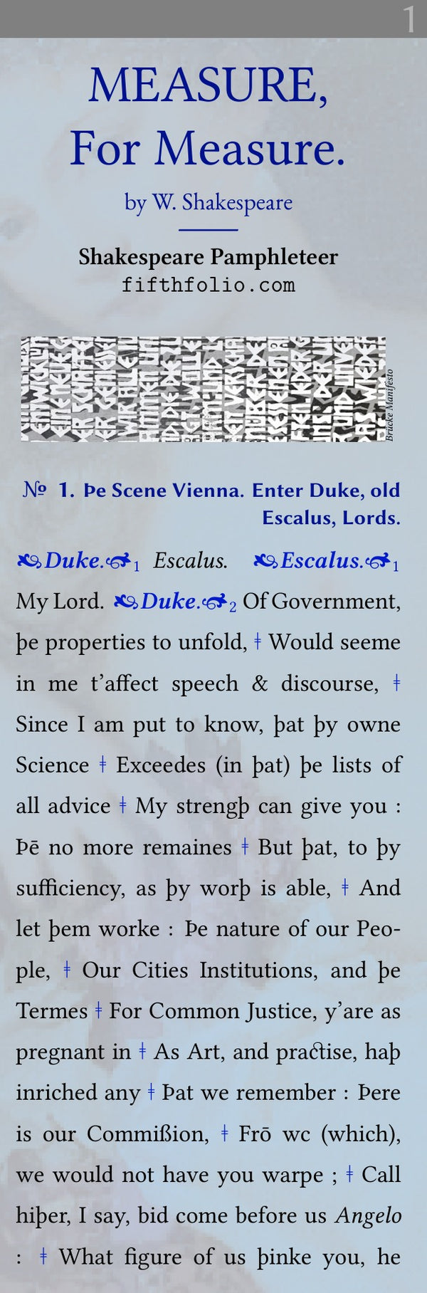 Measure for Measure